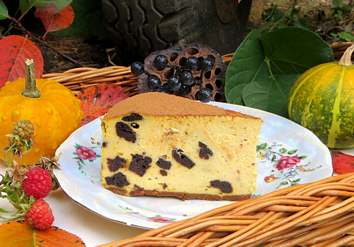 Sernik dyniowy o smaku toffi foto