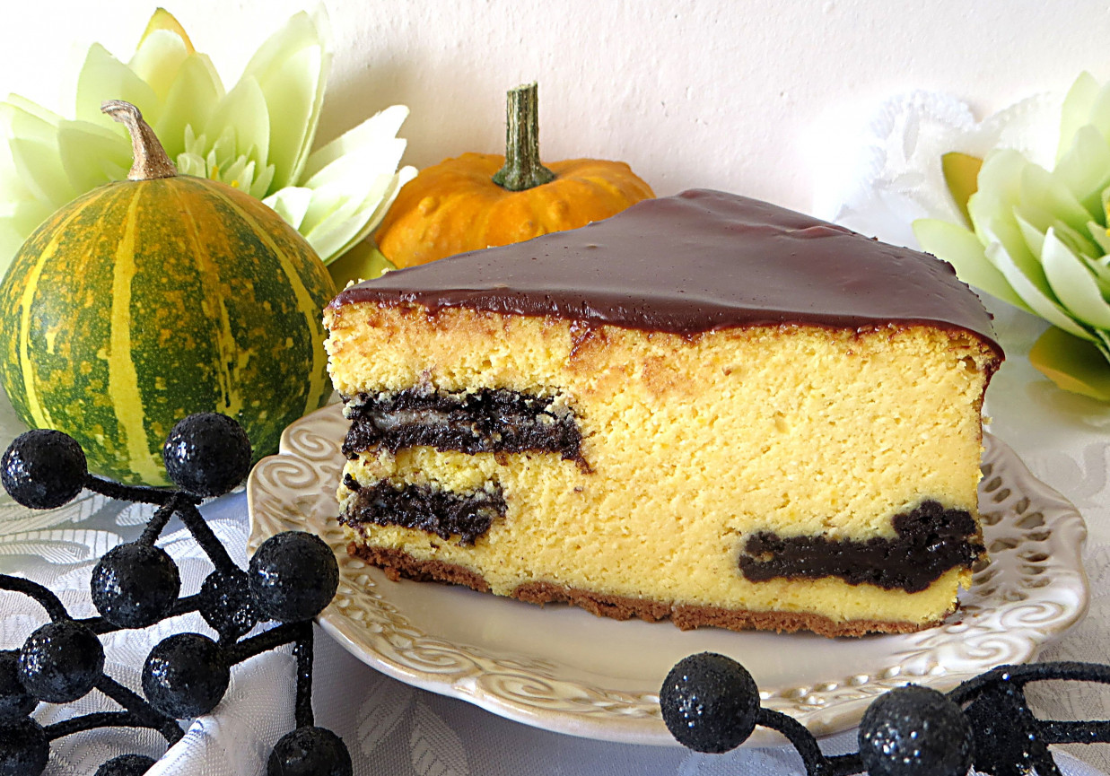 Sernik dyniowy z oreo foto