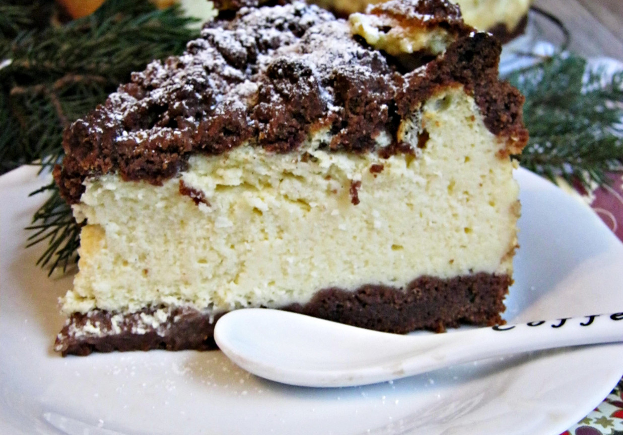 Sernik królewski z wanilią foto