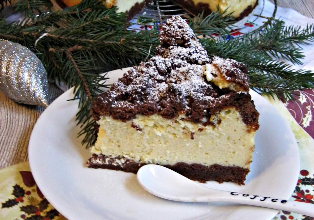 Sernik królewski z wanilią foto