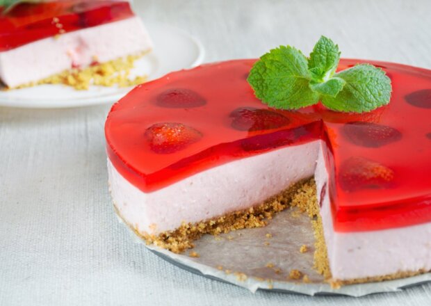 Fotografia przedstawiająca Sernik na zimno z przepisu Teściowej