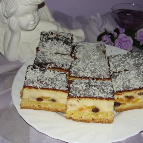 Krok 5 - Sernik z brzoskwiniami foto