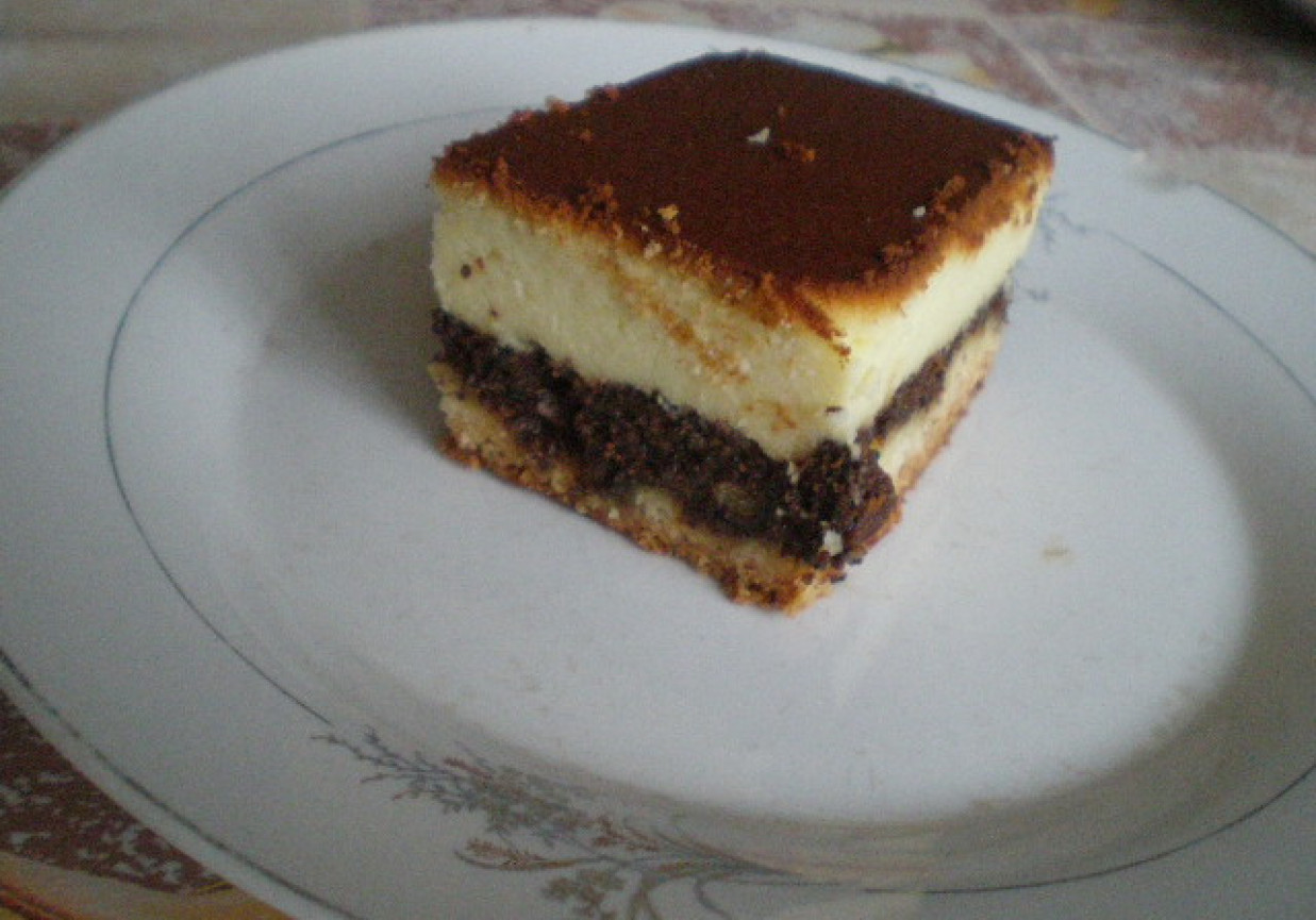 Sernik z makiem foto