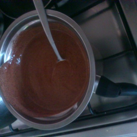 Krok 6 - Sernik z masłem orzechowym i czekoladą (pieczony) foto