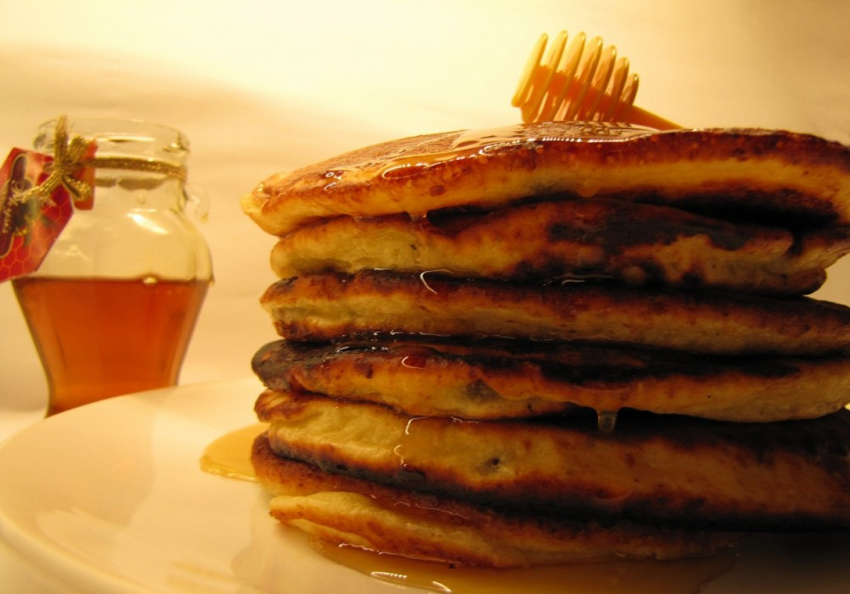 Serowe pancakes foto