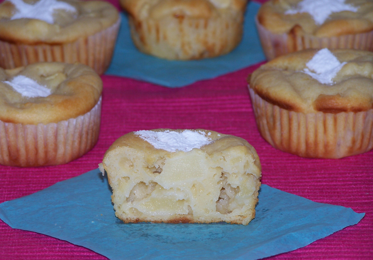 Serowo-owocowe muffiny, czyli jabłkowe z ricottą :) foto