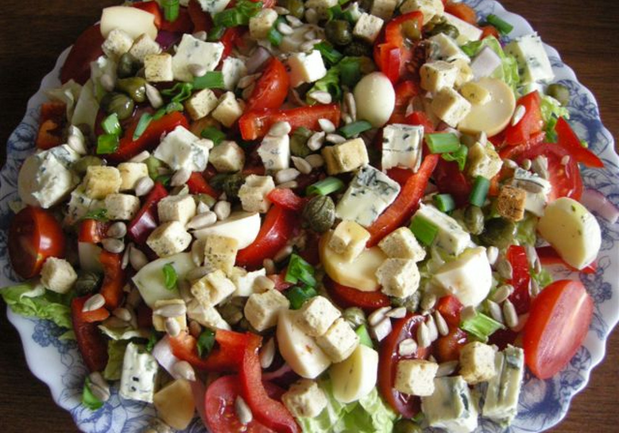 Serowo-warzywny śmietniczek foto