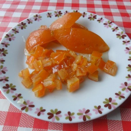 Krok 4 - Skórka pomarańczowa kandyzowana foto