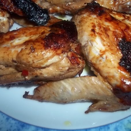 Krok 5 - Skrzydełka z imbirem i octem balsamicznym foto