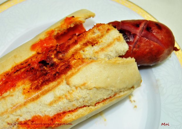 Fotografia przedstawiająca Śląski hot dog