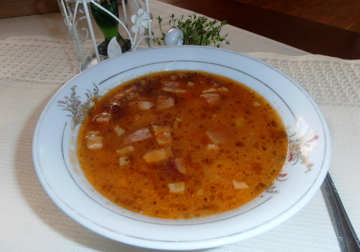 Slawońska zupa fasolowa foto