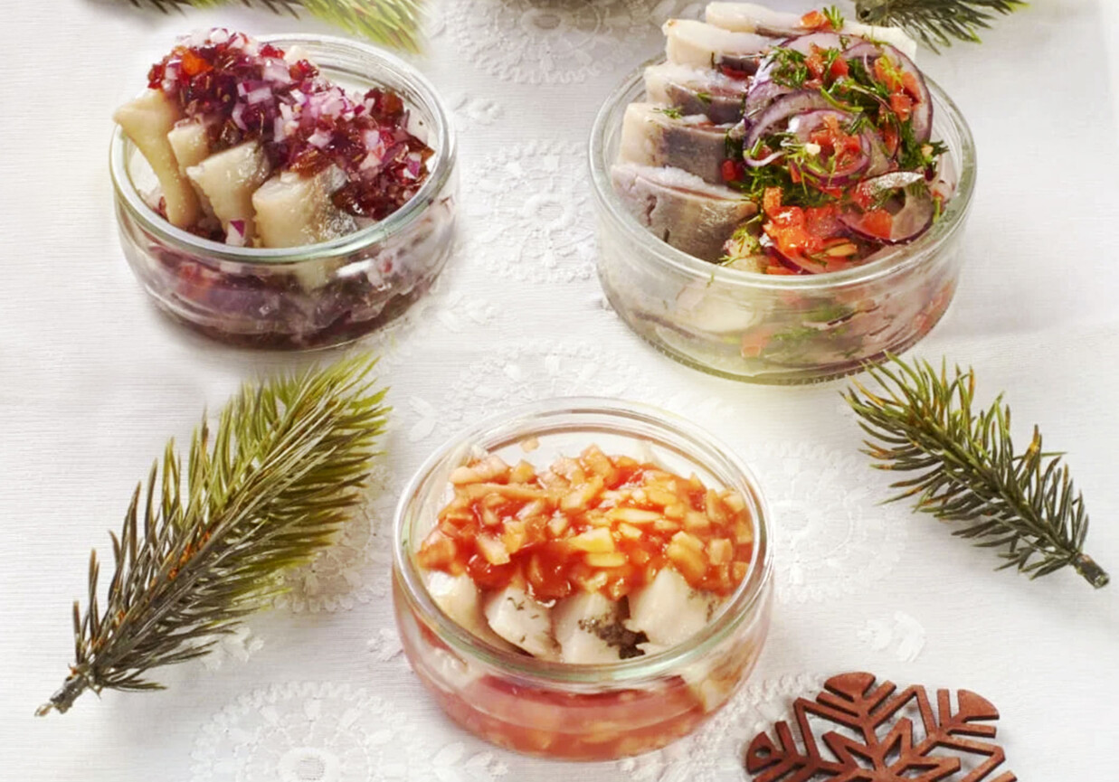 Śledzie wigilijne na trzy sposoby foto