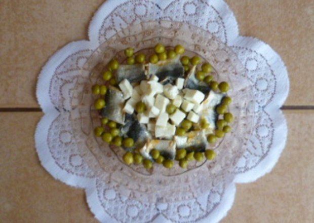 Fotografia przedstawiająca Śledzie z mozzarellą