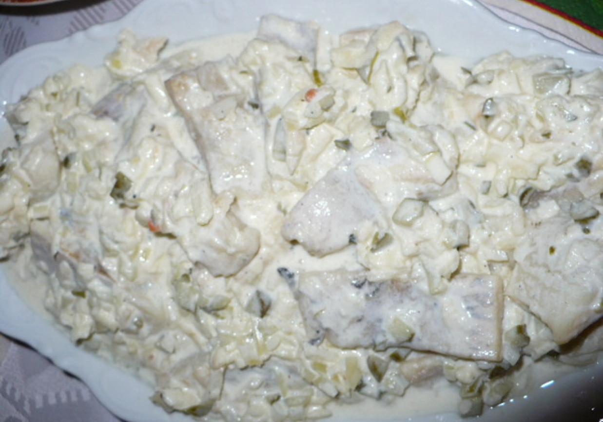 śledzik w śmietanie foto