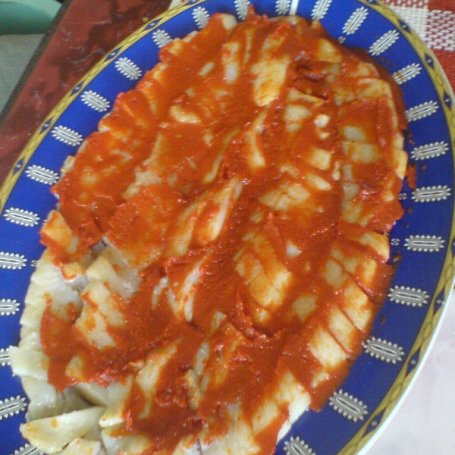 Krok 1 - Śledziki w czerwonej fasoli i ogórkach foto