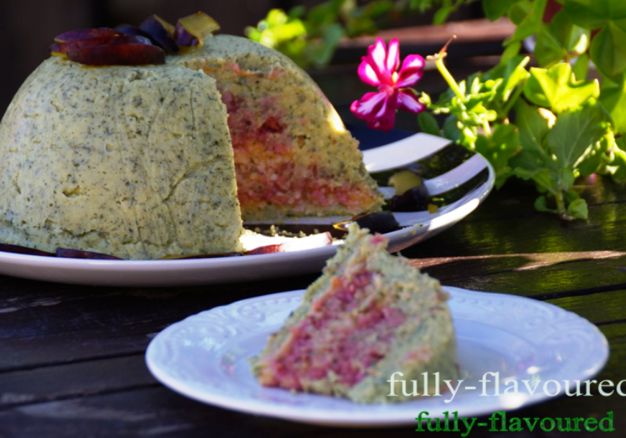 Śliwka z Zielonego Wzgórza -  szybkie wakacyjne ciasto bez pieczenia foto