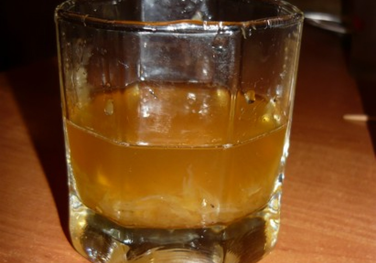 Słodko-kwaśny drink z brandy foto