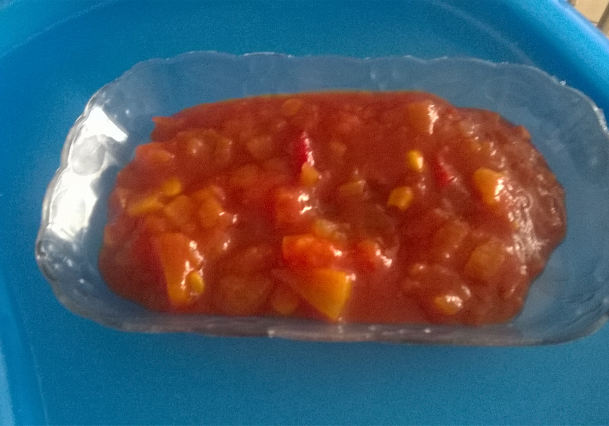 Słodko- kwaśny sos z pomidorów foto