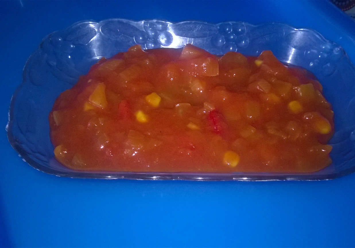 Słodko- kwaśny sos z pomidorów foto