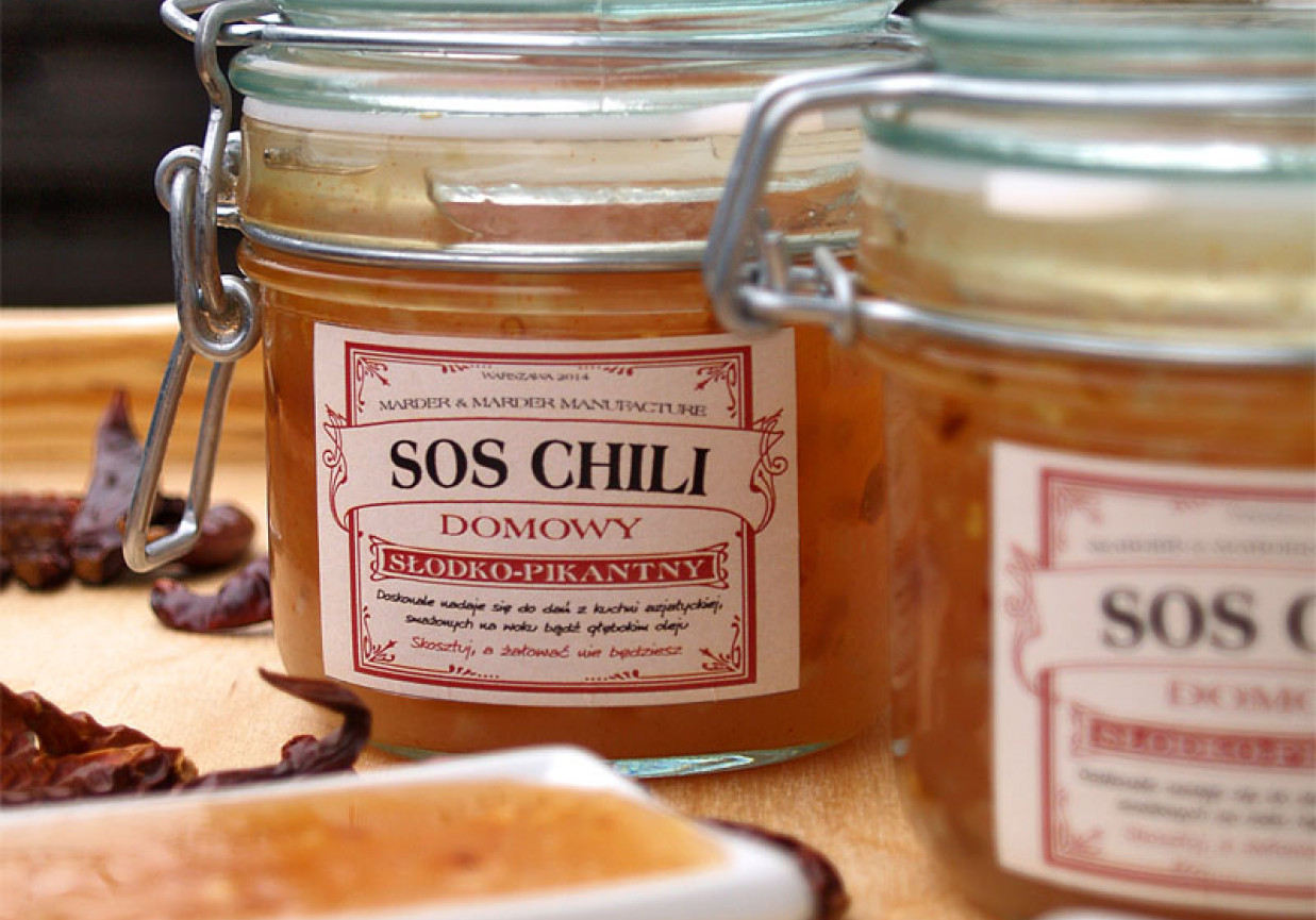 Słodko-pikantny sos chili foto