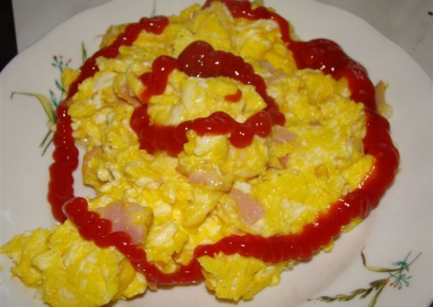Fotografia przedstawiająca smaczna jajecznica