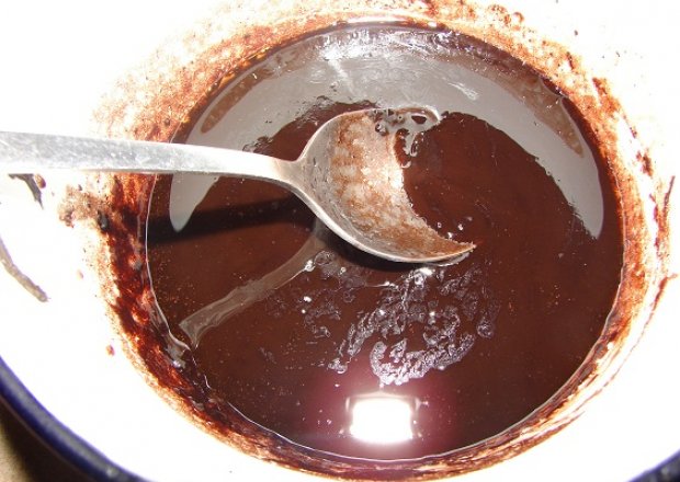 Fotografia przedstawiająca Smaczna polewa czekoladowa