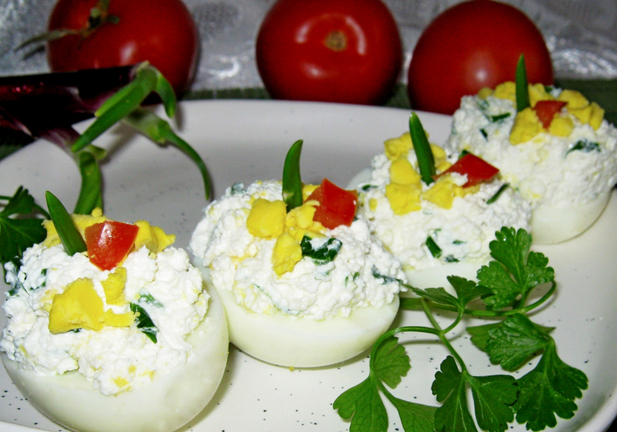 Smaczne jajka na śniadanie foto