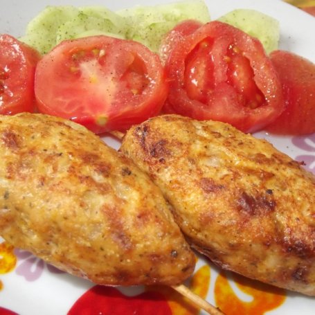 Krok 3 - Mini kebaby z kurczaka na patyku – Shish kebaby foto