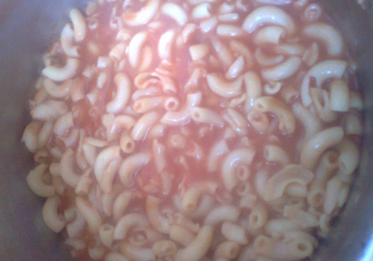 Small Macaroni z sosem pomidorowym foto
