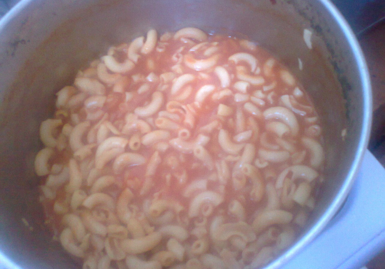 Small Macaroni z sosem pomidorowym foto