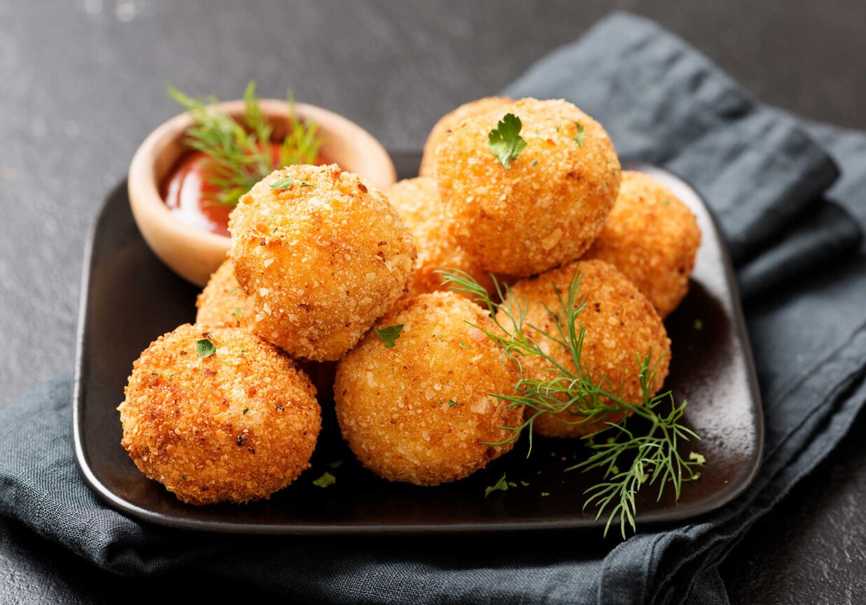 Smażona mozzarella foto