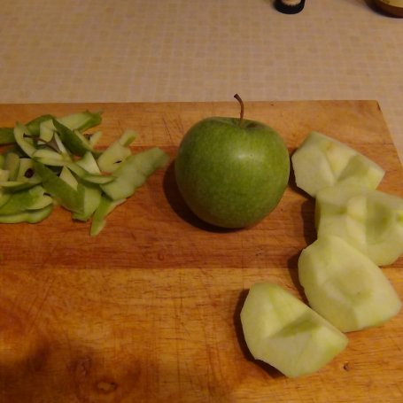 Krok 1 - Smażone jabłka w sezamowym karmelu foto