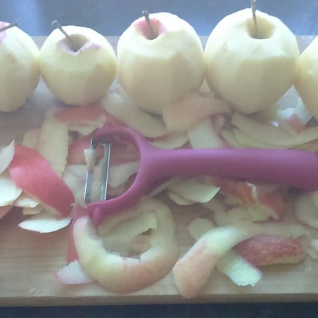 Krok 2 - Smażone jabłka foto