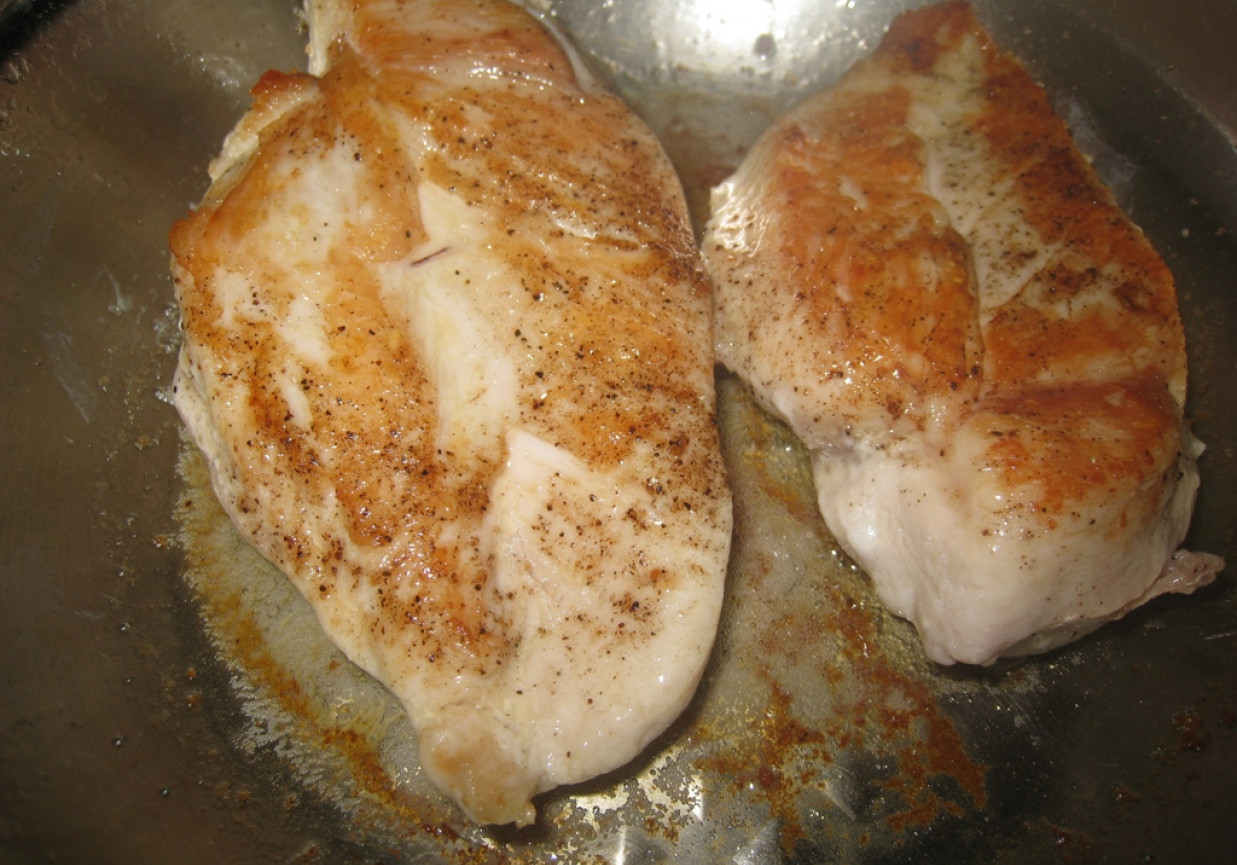 Smażone piersi z kurczaka foto