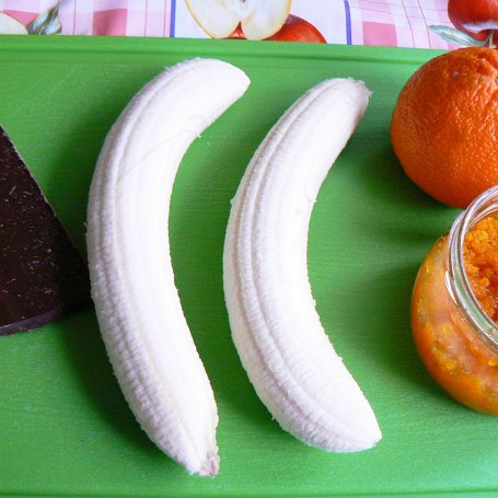 Krok 1 - Smażony banan z sosem pomarańczowym foto