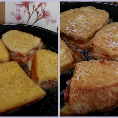 Krok 6 - Smażony tost z mozzarellą foto