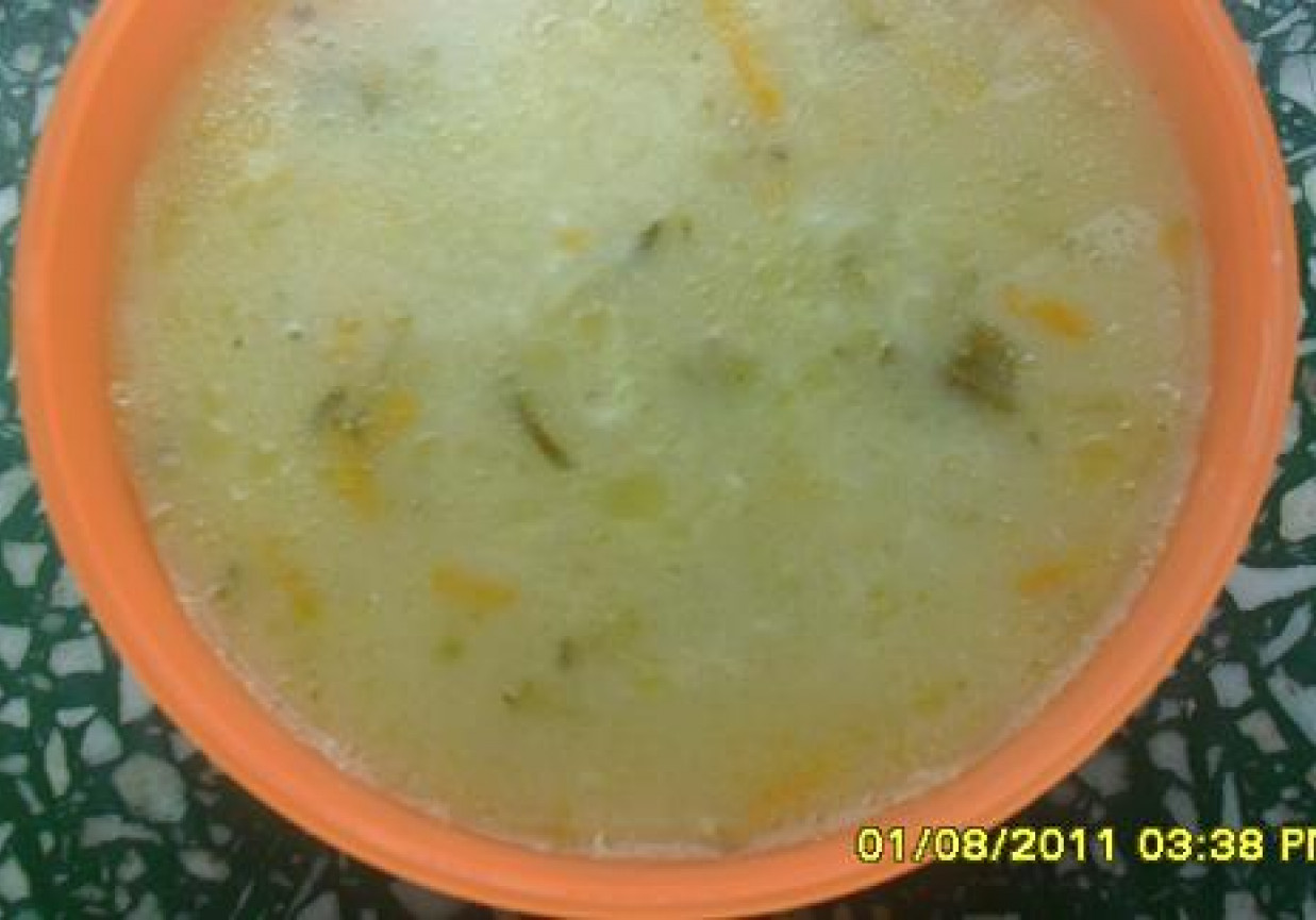 Śmietanowa zupa ogórkowa foto