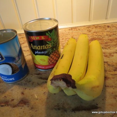 Krok 1 - Smoothie ananasowo-kokosowo-bananowe foto
