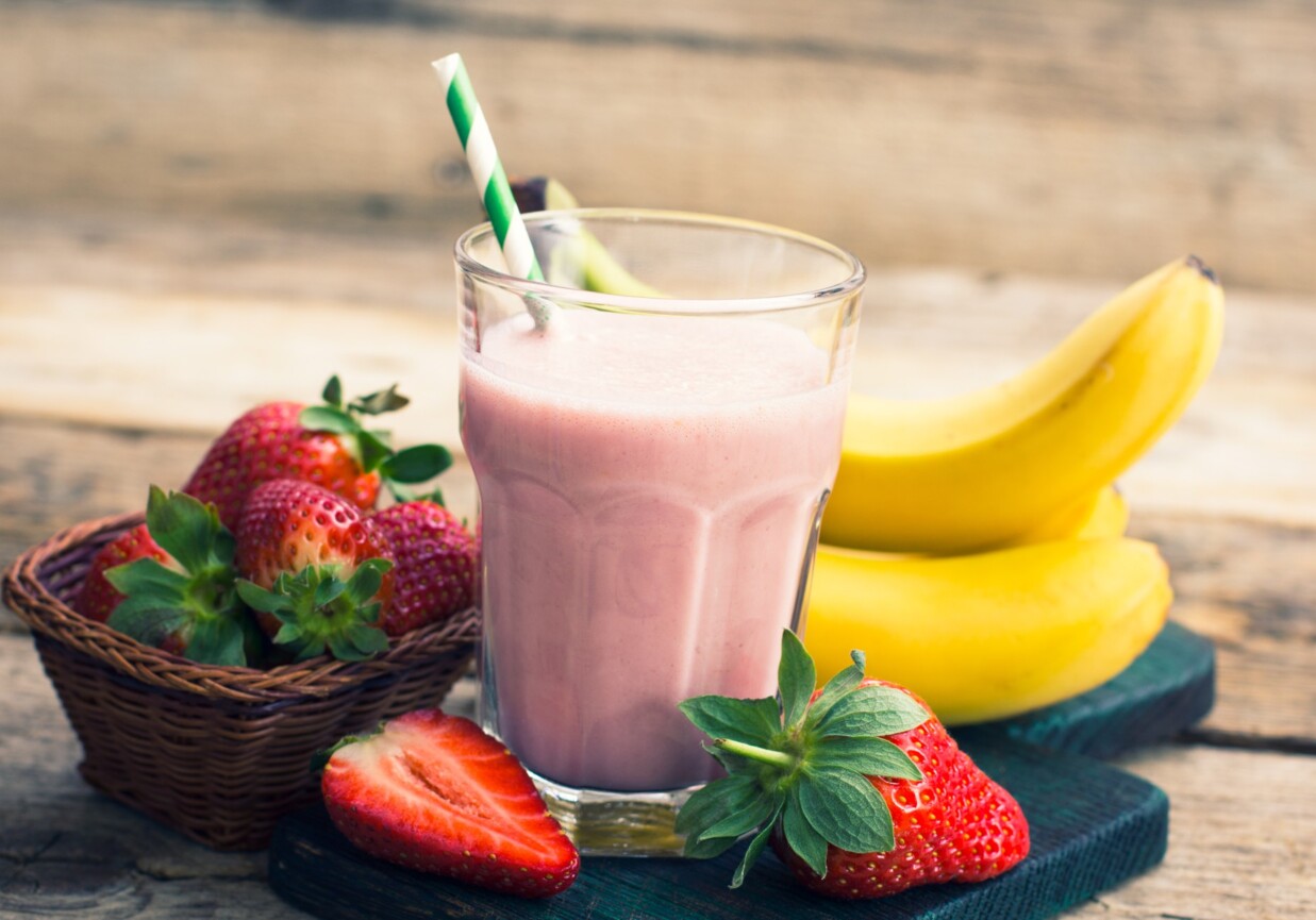 Smoothie owocowe foto
