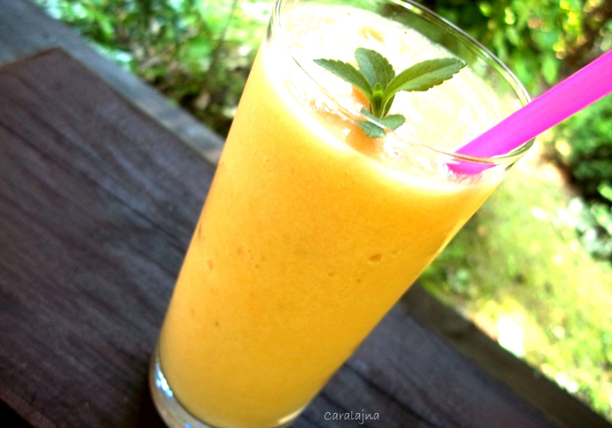 smoothie z melona i mrożonego banana DoradcaSmaku.pl