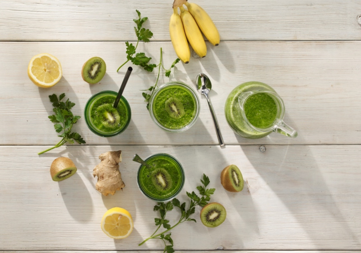 Smoothie zielone foto