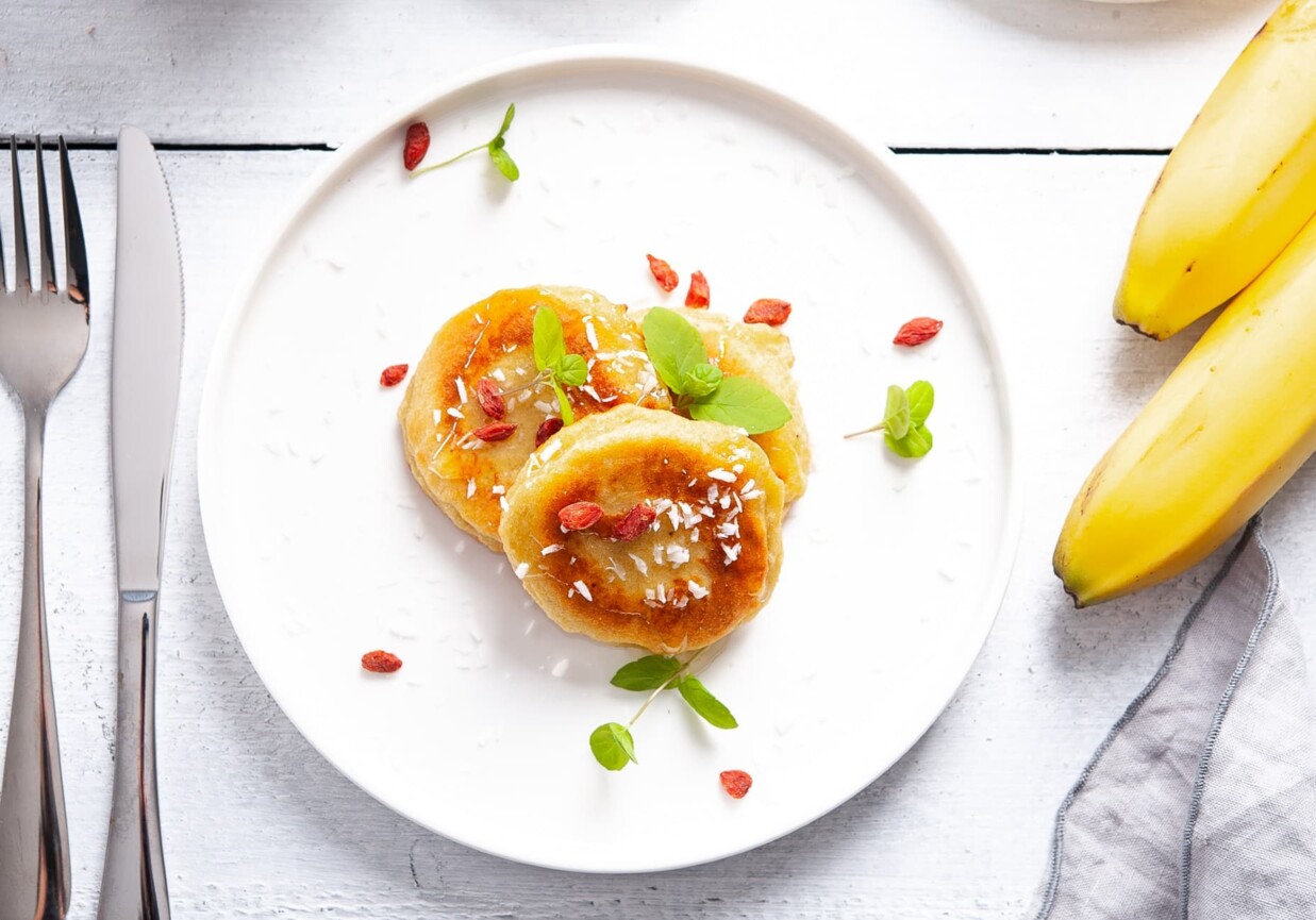 Śniadanie: Placki kokosowo-bananowe foto