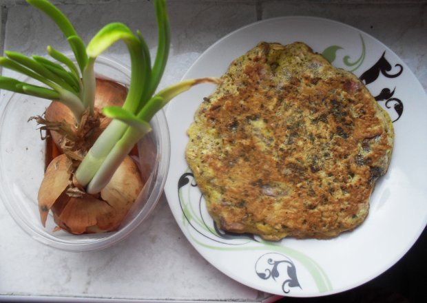 Fotografia przedstawiająca Śniadanie z jaja- szybki "omlet"