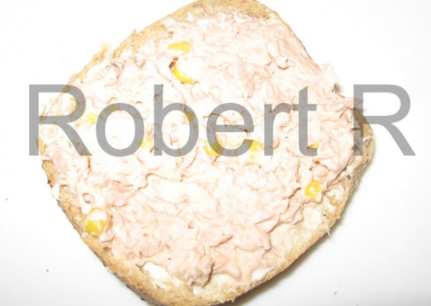 Fotografia przedstawiająca Śniadaniowa kanapka z tuńczykiem ekspres