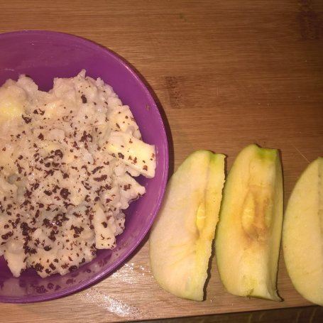 Krok 4 - Śniadaniowy brązowy ryż podwójnie jabłkowy foto