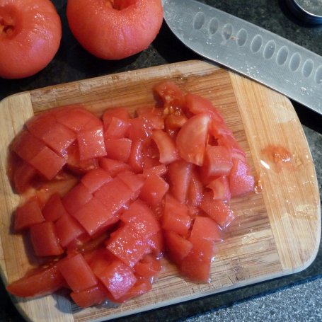 Krok 4 - Soczewica z kurczakiem i pomidorami foto