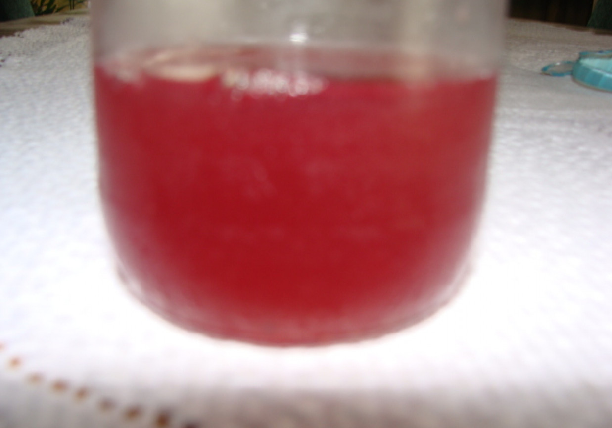 sok malinowo-brzoskwiniowy foto