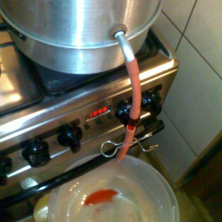 Krok 2 - Sok malinowy  z sokownika foto