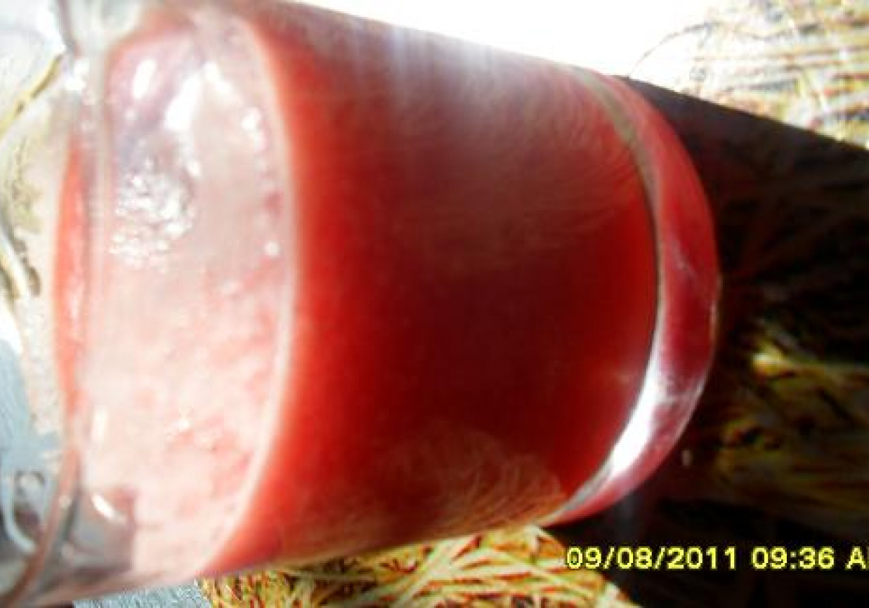 Sok z arbuza i brzoskwini foto
