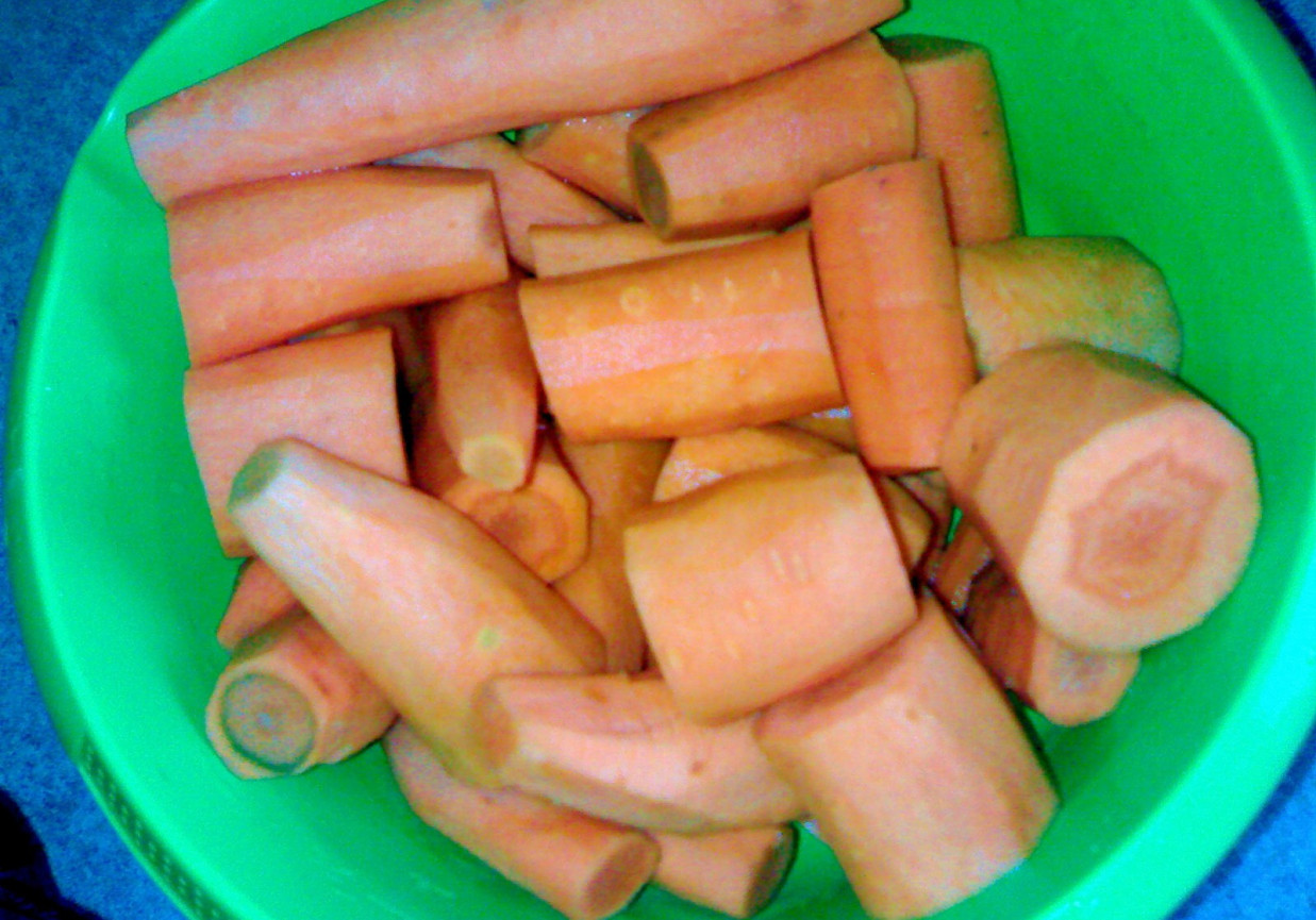 Sok z marchewki i białej kapusty foto